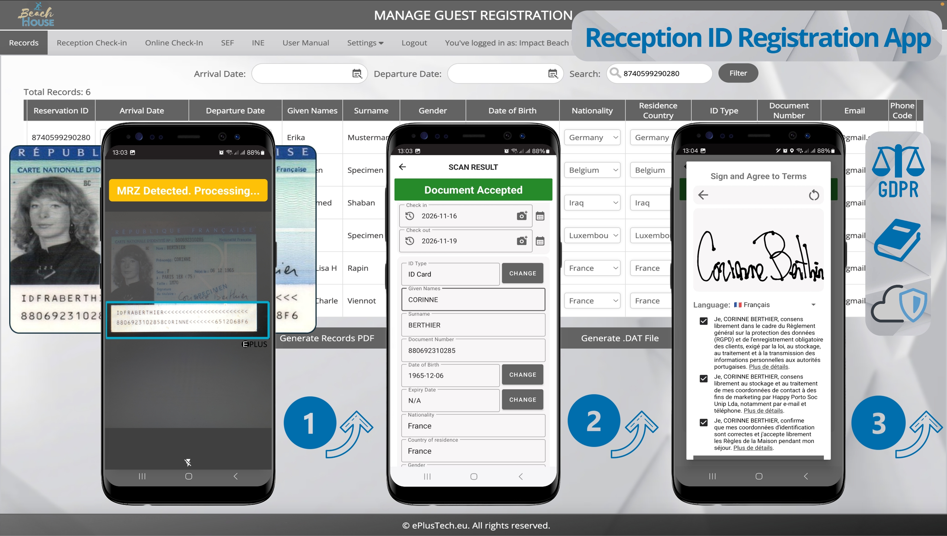 NFC and MRZ Scanning