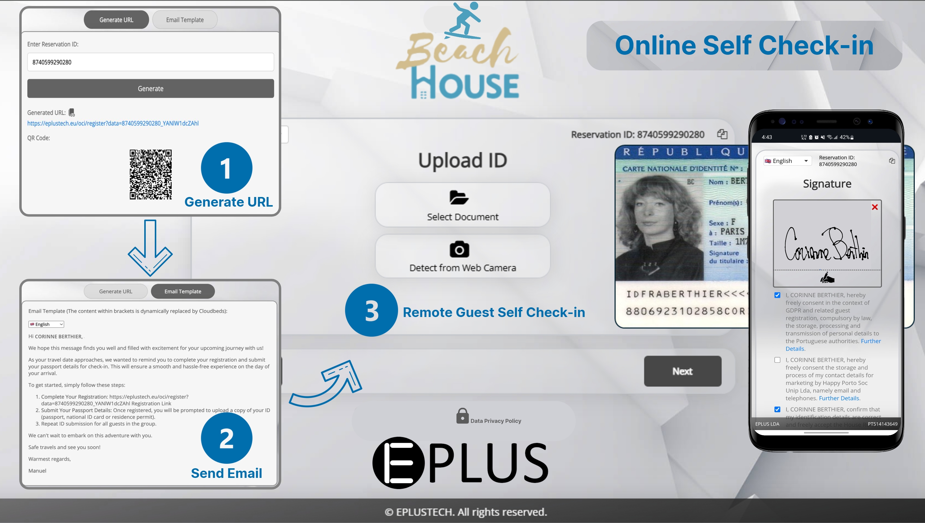 Online Check-in Process
